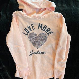 Justice Hoodie Sweatshirt, size 8